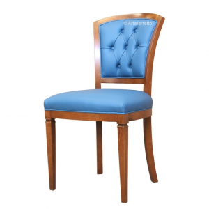 Button back dining chair