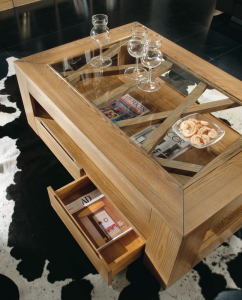 Ash wood coffee table