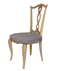 Shaped back dining chair