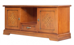 Italian design tv cabinet with friezes You
