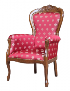 Carved classic armchair