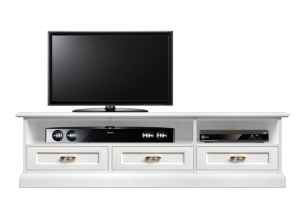 Italian design tv unit with soundbar shelf