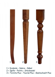 Extendable wooden table 120-200 cm