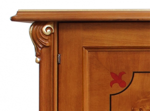 Carved sideboard with briar-root