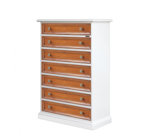 Two tone chest of drawers in wood 'Springville'