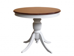 Two tone dining table diameter 90 cm