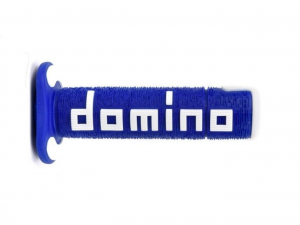 A36041c4847a7-0 Coppia Manopole Domino Blu/giallo Off-road - Domino-to