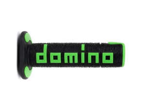 A45041c4044b7-0 Coppia Manopole Domino Verde/nero Road-racing - Domino