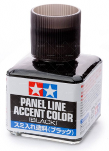 TAMIYA 87131 Panel Line Accent Color - Black