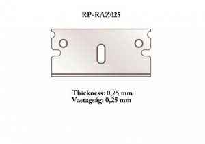 Razor blade 0,25 mm 5 pcs