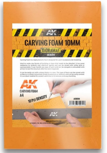 CARVING FOAM 10MM A4 SIZE