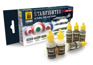 STARFIGHTER IN TURKEY, ITALY AND CANADA paint set