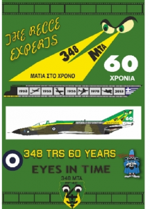 348SQ TRS 60 YEARS is the origin McDonnell RF-4E Phantom II