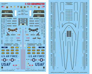 Caracal Decals 1/48 Republic F-105G "Wild Weasels" # 48143 
