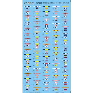 SIGNAL FLAGS OF FLEET FORMATION