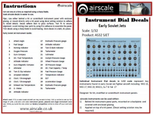 1/24 scale AS24 JPN airscale Japanese Instrument Dial decals