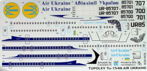 TU-154M AIR UKRAINE (2 VERSIONS)
