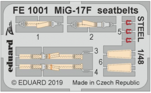 MIG-17F SEATBELTS STEEL