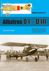 Albatros D.I - D.III By Dave Hooper