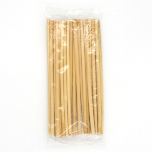 Cannucce bibite coctail 20cm bamboo confezione 24pz