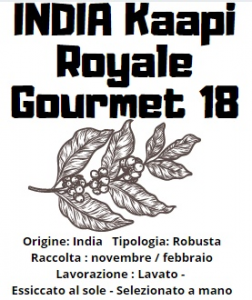 India Kaapi Royale Gourmet 18 caffè specie robusta 200gr 