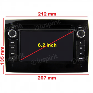 ANDROID autoradio 2 DIN navigatore per Fiat Ducato 2006-2011 CarPlay GPS DVD USB WI-FI Bluetooth Mirrorlink