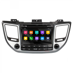 Autoradio 2 DIN navigatore per Hyundai Tucson 2015 2016 2017 GPS DVD USB SD Bluetooth
