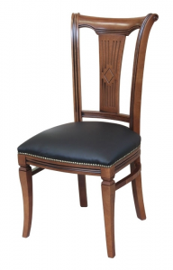 Chaise en bois massif assise rembourrée Asseoir-53