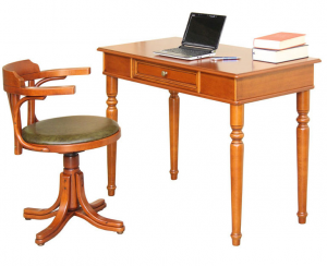 Schreibtisch und Drehstuhl Büro-Set
