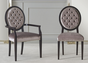 Stuhl mit Knöpfen gepolstert Deluxe
