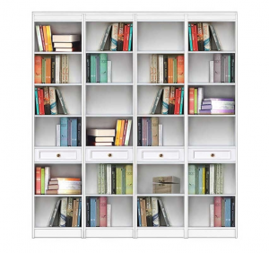 Bücherregal 2 m mit Einlegeböden