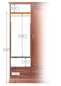 Armoire modulaire 2 portes
