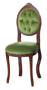 Kleiner Stuhl Ovalina capitonné