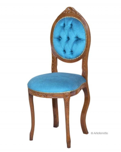 Kleiner Stuhl Ovalina capitonné