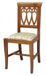 Klassischer Stuhl mit schöner Rücklehne