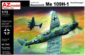 AZ MODEL AZ7543 Messerschmitt Me-109H-1