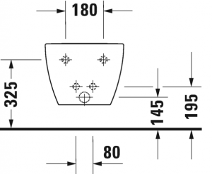 Happy D.2 Bidet sospeso Cod. Art. 225815