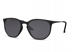 Unisex Sunglasses Black Frame