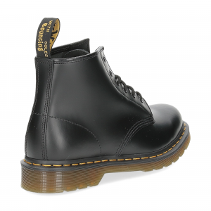 Dr. Martens Anfibio 101 black smooth yellow stich-5