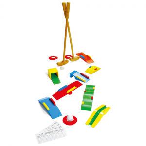 Set Minigolf in legno gioco per bambini