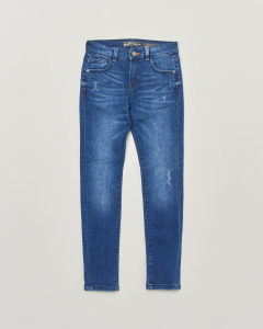 Jeans lavaggio medio stone washed con micro abrasioni 8-16 anni