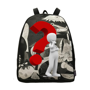 Ecoleather & Fabric Man Backpack