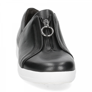 Fitflop New Zip sneaker black leather-3