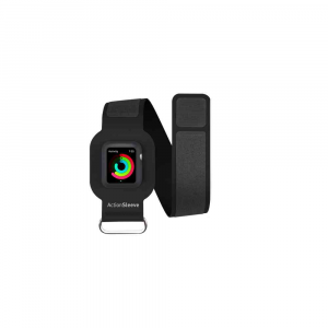 ActionSleeve fascia da braccio per Apple Watch 42-L - Nero