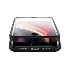 QDOS - Custodia OptiGuard Infinity Glass Defense iPhone SE (20/22)/8/7 - nero