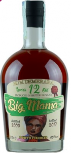 Rum Big Mama 12 Years From British Guyana CL.70