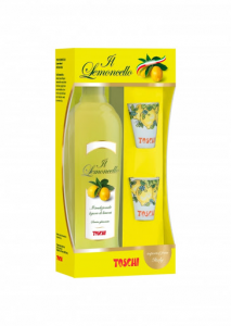 Liquore Toschi Confezione Lemoncello Con Bicchieri CL.50