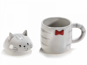 Tazza mug con coperchio e gattino
(713706)