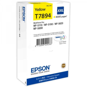 Tanica inchiostro a pigmenti giallo EPSON DURABrite Ultra, serie T789 XXL