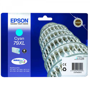 Tanica inchiostro ciano EPSON DURABrite Ultra, serie 79XL/ Torre di Pisa